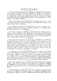 Noticias. Boletín de la Real Academia de la Historia, tomo 82 (abril 1923). Cuaderno IV