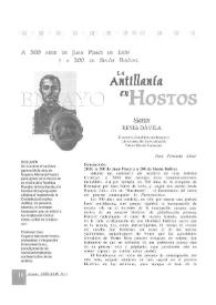 La Antillanía en Hostos