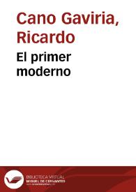 El primer moderno