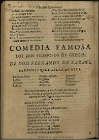 Los dos filosofos de Grecia [1663]