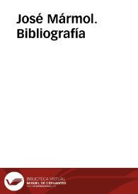 José Mármol. Bibliografía