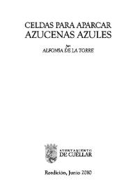 Celdas para aparcar azucenas azules