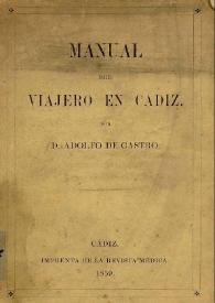 Manual del viajero en Cádiz