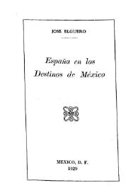 España en los destinos de México