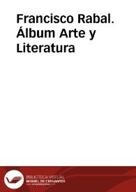 Francisco Rabal. Álbum Arte y Literatura