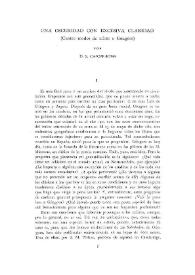 Una oscuridad con excesiva claridad (Cuatro modos de mirar a Góngora)