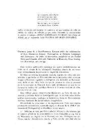 Chatham  James, R., Ruiz Fornells, Enrique : Dissertations in Hispanic Languages and Literatures. An index of disertations completedin the United States and Canada, 1876-1966  [Reseñas]