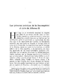 Las primeras crónicas de la Reconquista : el ciclo de Alfonso III