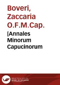 [Annales Minorum Capucinorum