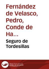 Seguro de Tordesillas