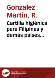 Cartilla higiénica para Filipinas y demás países tropicales