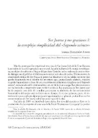 Sor Juana y sus graciosos I : La compleja simplicidad del 