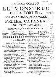 El monstruo de la fortuna, la lavandera de Napoles, Felipa Catanea