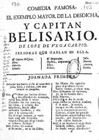 El exemplo mayor de la desdicha y Capitan Belisario