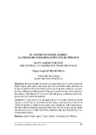 El teatro de Maite Agirre: la fiesta de confabulación con el público