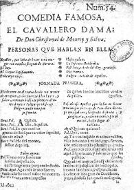 El cavallero [sic ] dama