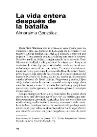 La vida entera después de la batalla [Reseña]