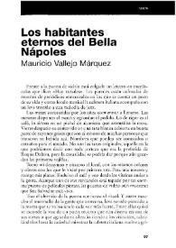 Los habitantes eternos del Bella Nápoles