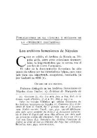 Los archivos farnesianos de Nápoles