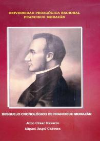 Bosquejo Cronológico de Francisco Morazán [Fragmento]