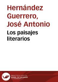 Los paisajes literarios