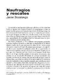 Naufragios y rescates