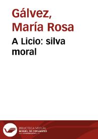 A Licio: silva moral