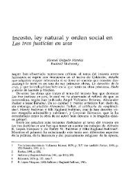 Incesto, ley natural y orden social en 