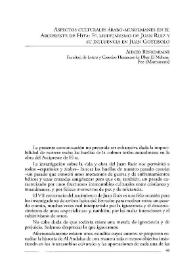 Aspectos culturales árabo-musulmanes en el Arcipreste de Hita: El mudejarismo de Juan Ruiz y su influencia en Juan Goytisolo