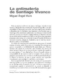 La antimateria de Santiago Vivanco