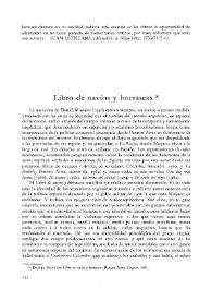 Libro de navíos y borrascas