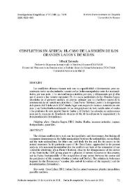 Conflictos en África: el caso de la región de los Grandes Lagos y de Sudán