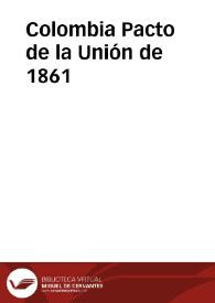 Pacto de la Unión de 1861