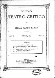 Nuevo Teatro Crítico. Año I, núm. 4, abril de 1891