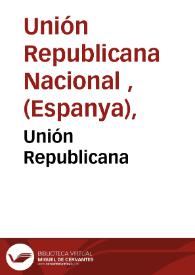 Unión Republicana