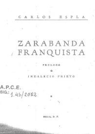 Zarabanda franquista