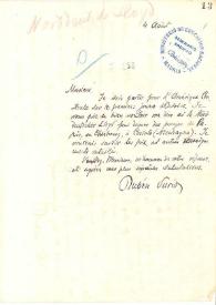 Carta de Rubén Darío