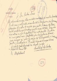 Carta de Castro, Cristóbal de