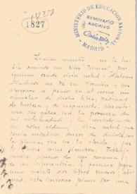 Carta de Jiménez, Juan Ramón