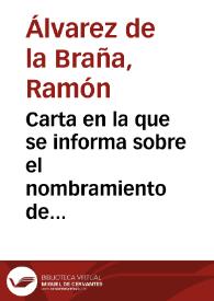 Carta en la que se informa sobre el nombramiento de los miembros de la Comisión de Monumentos de León y el inicio de las gestiones encaminadas a la cesión del convento de San Marcos, donde se encuentra el Museo Provincial, al Ministro de la Guerra.