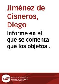 Informe en el que se comenta que los objetos encontrados por la Compañía Esponjera del Sur de España en Cabo de Palos consistían en su mayor parte en anclas de época romana. Se describen las dimensiones de las mismas así como las inscripciones que presentan en algunos casos.