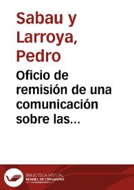 Oficio de remisión de una comunicación sobre las excavaciones practicadas en Camarzana, que la Comisión de Monumentos de Zamora dirige a la Real Academia de Bellas Artes de San Fernando quien, por acuerdo de ese Cuerpo literario, remite a la de la Historia para que informe al respecto.