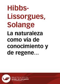 La naturaleza como vía de conocimiento y de regeneración en la obra de Rosario de Acuña (1850-1923)