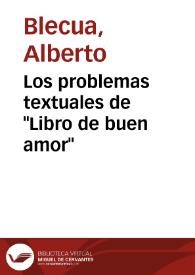 Los problemas textuales de 