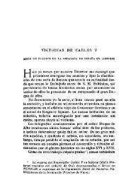 Victorias de Carlos V. Serie de cuadros de la Embajada de España en Londres