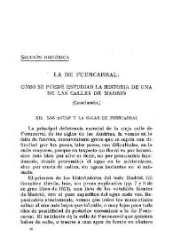 La de Fuencarral  : Cómo se puede estudiar la historia de una de las calles de Madrid [II] (Conclusión)