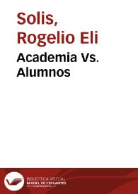 Academia Vs. Alumnos