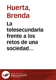 La telesecundaria frente a los retos de una sociedad del conocimiento: Prueba ENLACE