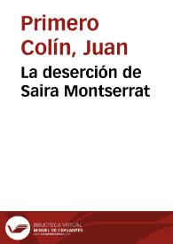 La deserción de Saira Montserrat