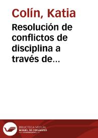 Resolución de conflictos de disciplina a través de estrategias lúdicas para crear ambientes de aprendizaje